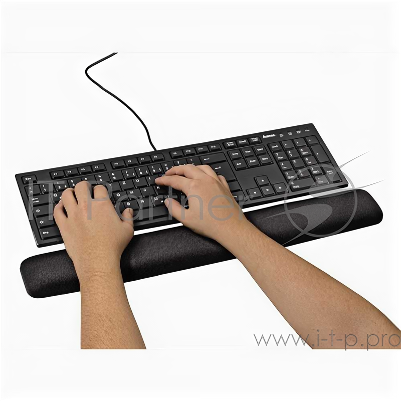 Коврик для мыши Hama Ergonomic черный .