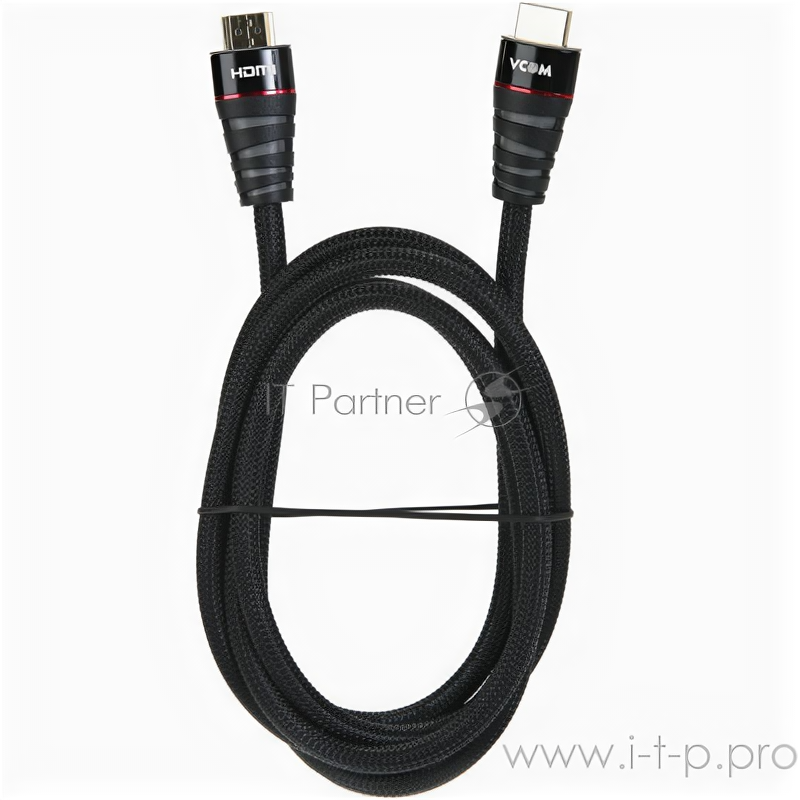 Кабель Hdmi 19M/M ver. 2.0 черные коннекторы, 1.8m Vcom (cg526s-b-1.8m) Blister Кабель Hdmi 19M/M ve