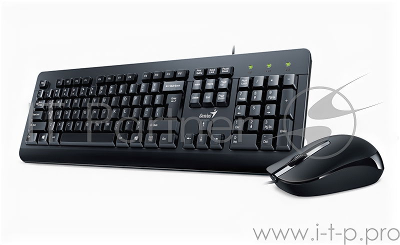 наборы клавиатура+мышь Genius KM-160 Black Usb .