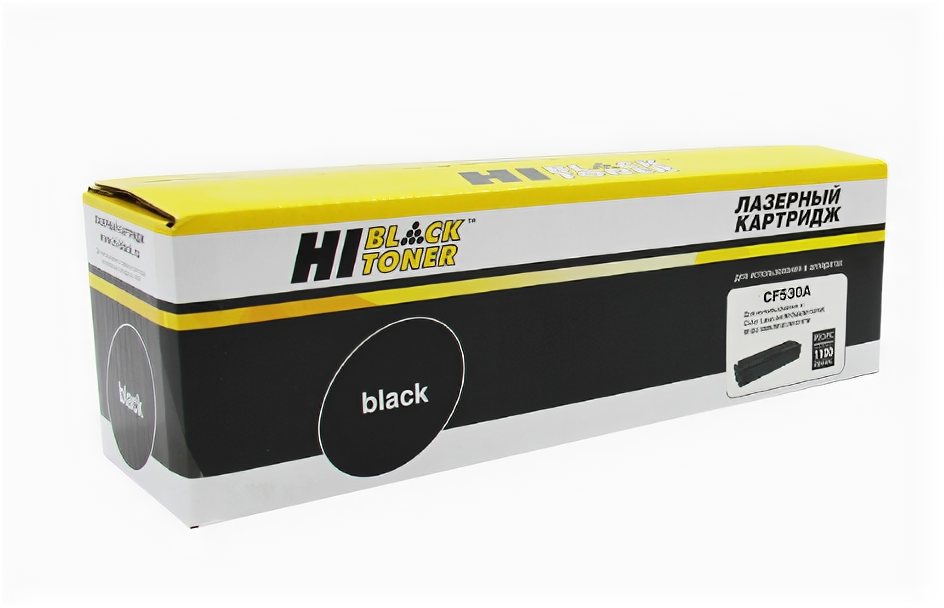 Картридж Hi-Black (HB-CF530A) для HP CLJ Pro M154A/M180n/M181fw, Bk, 1,1K 98927824 .