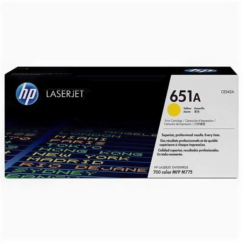 Картридж HP 651A лазерный желтый (16000 стр) (CE342A)
