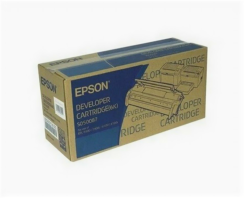 C13S050087 Тонер-картридж EPSON для EPL-5900, 6000 черный (6 000 стр.)