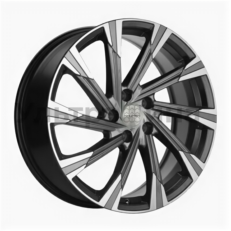 Khomen Wheels KHW1901 (Outlander) Gray-FP 7.5x19/5x114.3 ET38 D67.1