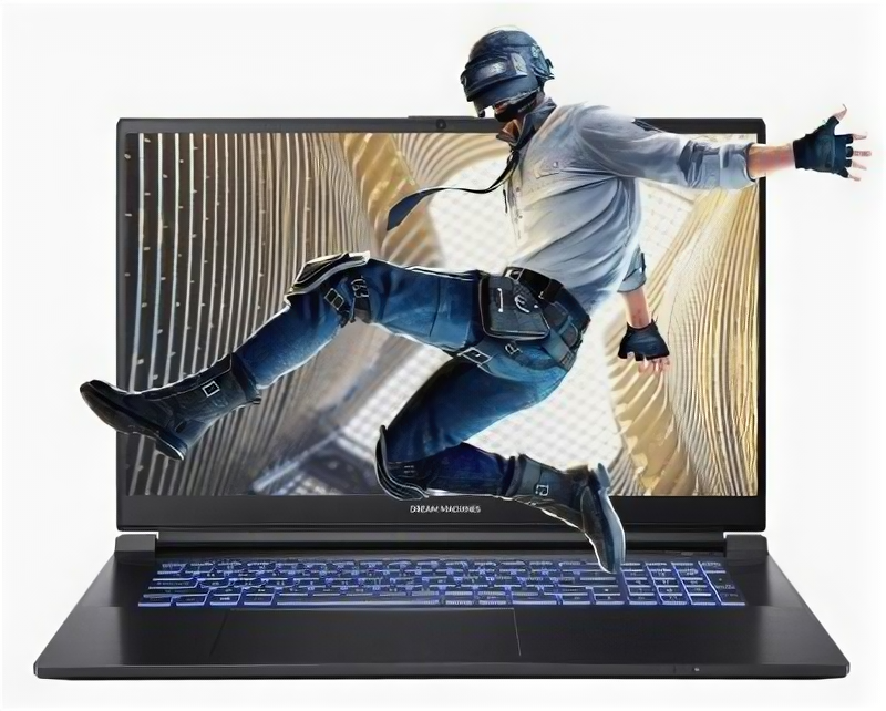 Ноутбук Dream Machines RG3050-17KZ36, 17.3" (1920x1080) WVA 144Гц/Intel Core i7-12700H/16ГБ DDR4/1ТБ SSD/NVIDIA GeForce RTX 3050 4ГБ/Без ОС, черный [RG3050-17KZ36]