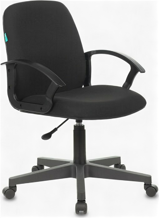 Кресло Бюрократ Ch-808-low/#b низкая спинка сиденье черный 3С11 на Пиастре .