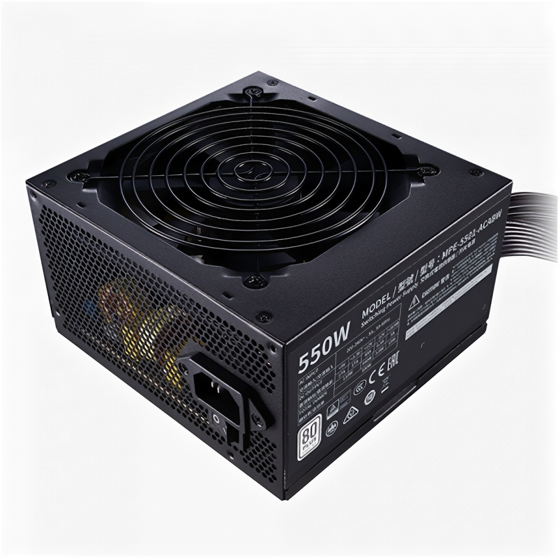 Блок питания 550 Ватт Mpe-5501-acabw-eu Power Supply Cooler Master MWE White, 550W, Atx, 120mm, 6xSA .