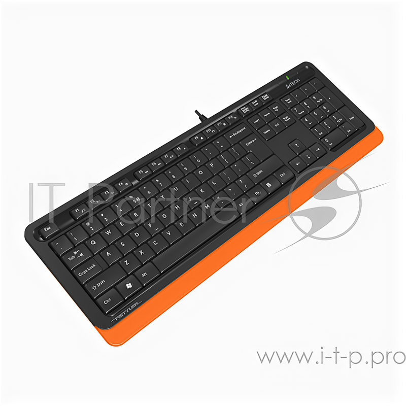 Клавиатура A4 Fstyler FK10 черный/оранжевый USB FK10 Orange .