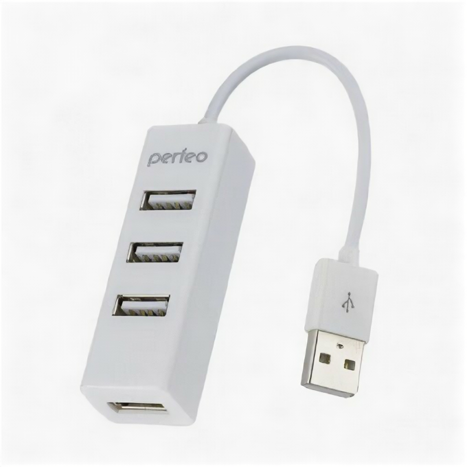 USB Разветвитель PERFEO PF-HYD-6010H White 4 Port