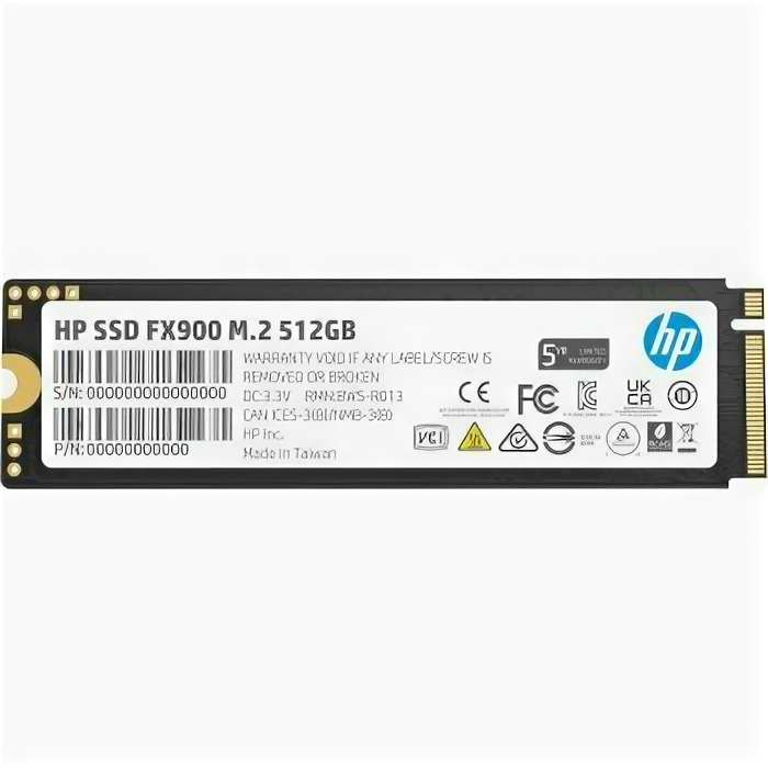 Накопитель SSD 512GB HP FX900 57S52AA M.2 2280 NVMe PCIe