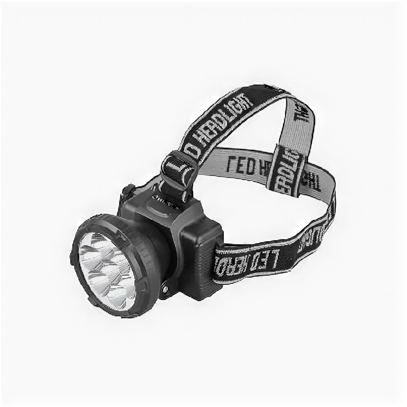 Ultraflash LED5362 (фонарь налобн аккум 220В, черный, 7LED, 2 реж, пласт, бокс) .