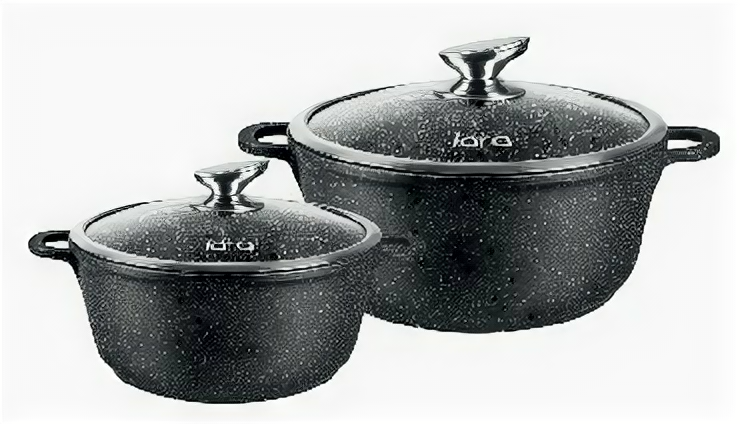 Lara LR02-111 Набор посуды Lara Rio, 2 пр., (кастр. 3.1л + 5,0л) Lara LR04-36 500мл