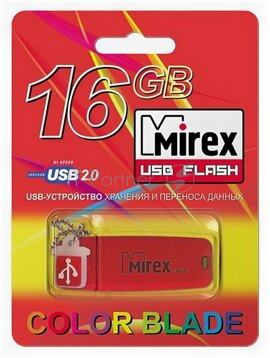 Флеш накопитель 16GB Mirex Chromatic, USB 2.0, Зеленый 13600-FM3CGN16
