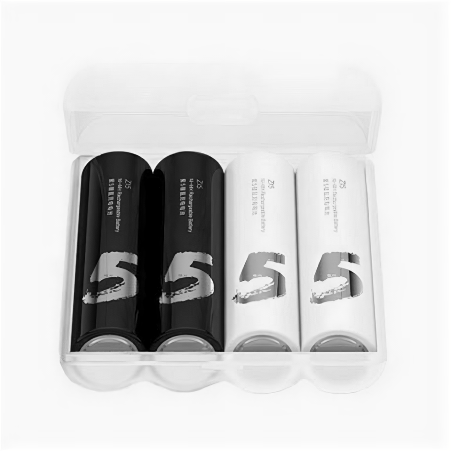 Аккумуляторные батарейки Xiaomi ZI5 Ni-MH AA 4 pcs (White/Black)(Белый/Черный)
