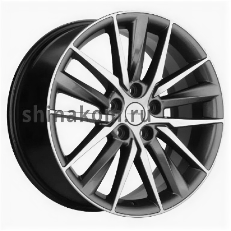 Колесный диск Khomen Wheels KHW1807 8x18 5*112 ET39 66,6 Gray-FP