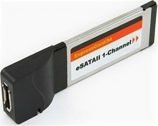 Адаптер CBR PCMCIA-express/ESATA 1port sil3132 chipset, int., Rtl