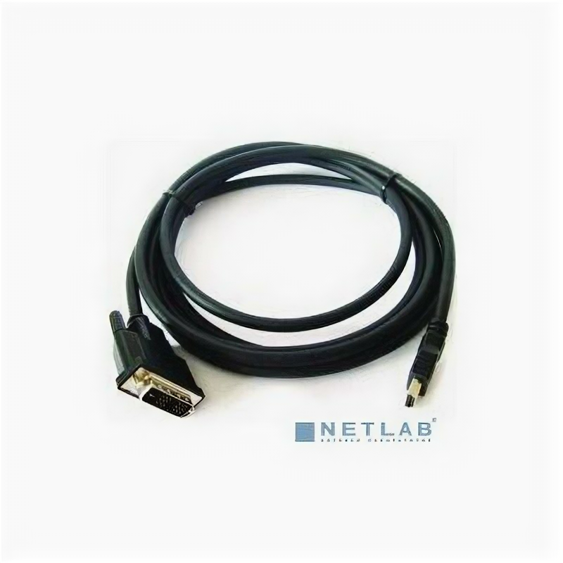 Кабель HDMI-DVI, 4.5м, экран, single link (cc-HDMI-DVI-15)