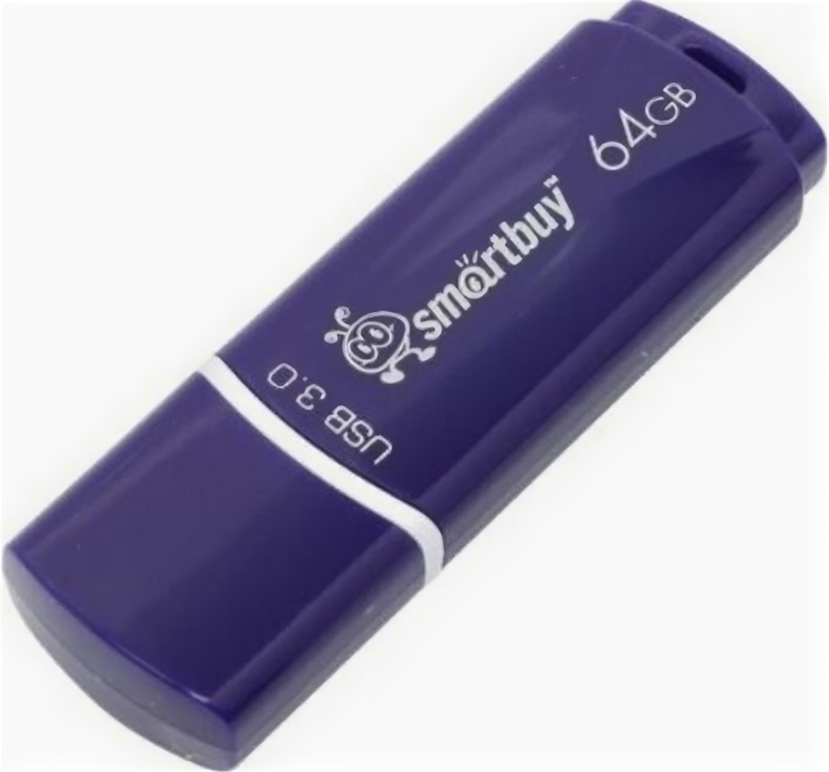 Флешка 64Gb Smartbuy SB64GBCRW-Bl .