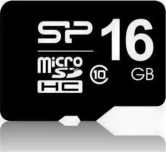 Память microSD 16Gb Silicon Power SP016GbSTH010V10 .