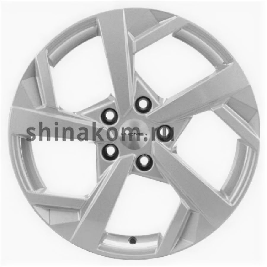 Диск 7*17 5*114,3 ET50 67,1 Khomen Wheels KHW1712 F-Silver (CX-5/Seltos/Optima)