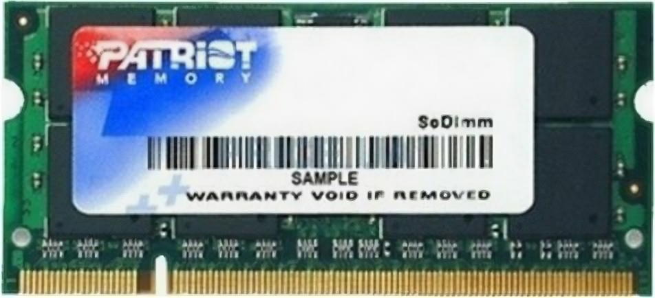 Память SODIMM DDR2 2gb 800Mhz Patriot PSD22G8002S .