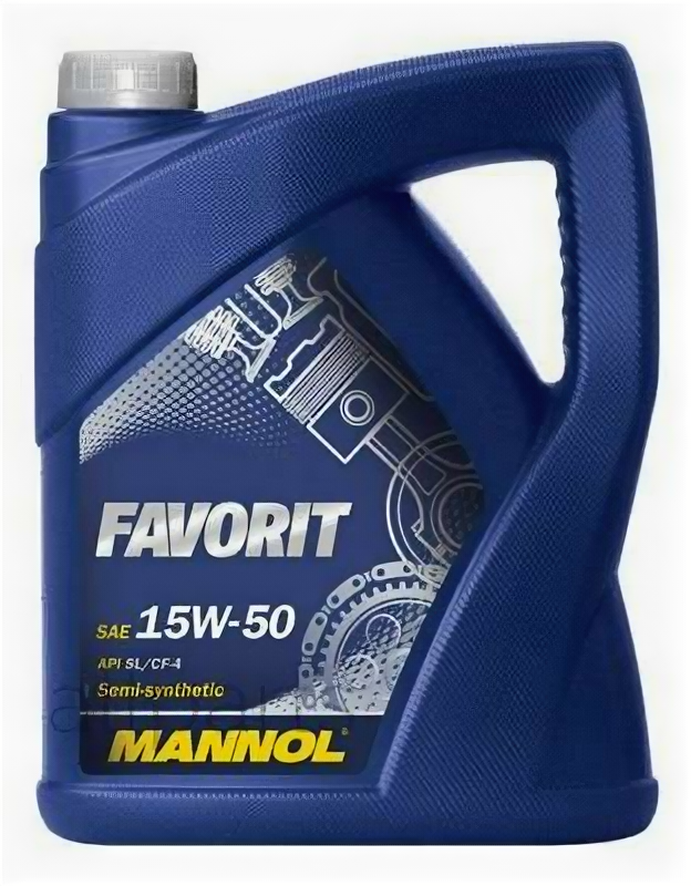 Синтетическое моторное масло Mannol Favorit 15W-50
