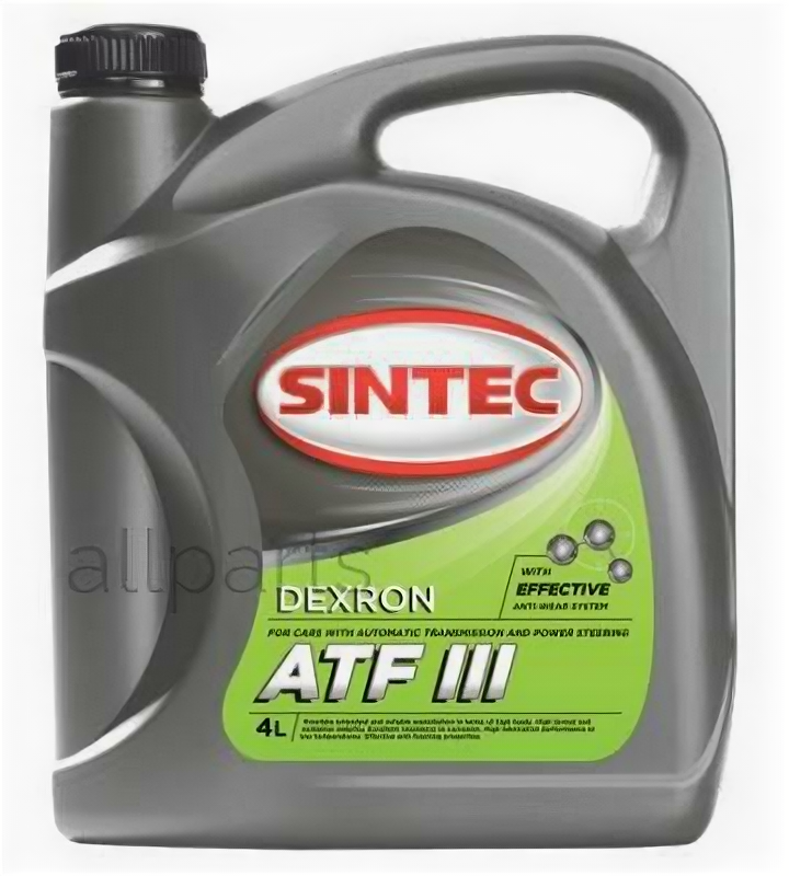 SINTEC 900265 Масло трансмиссионное SINTEC 4л минеральное ATF III Dexron