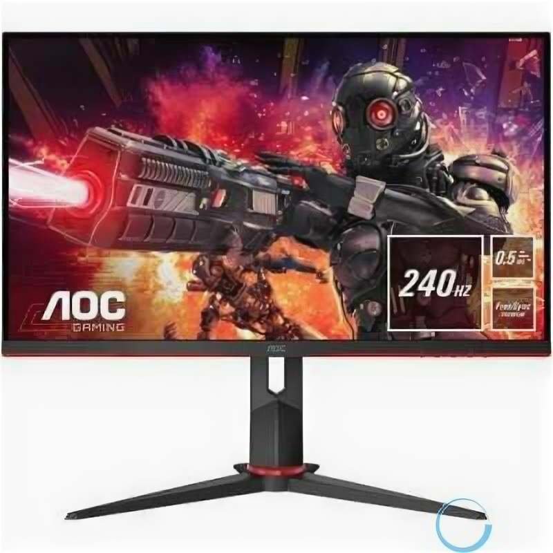 Монитор AOC 23.8" Gaming 24G2ZU черный/красный IPS LED 0.5ms 16:9 HDMI M/M матовая HAS 350cd 170гр/160гр 1920x1080 240Hz