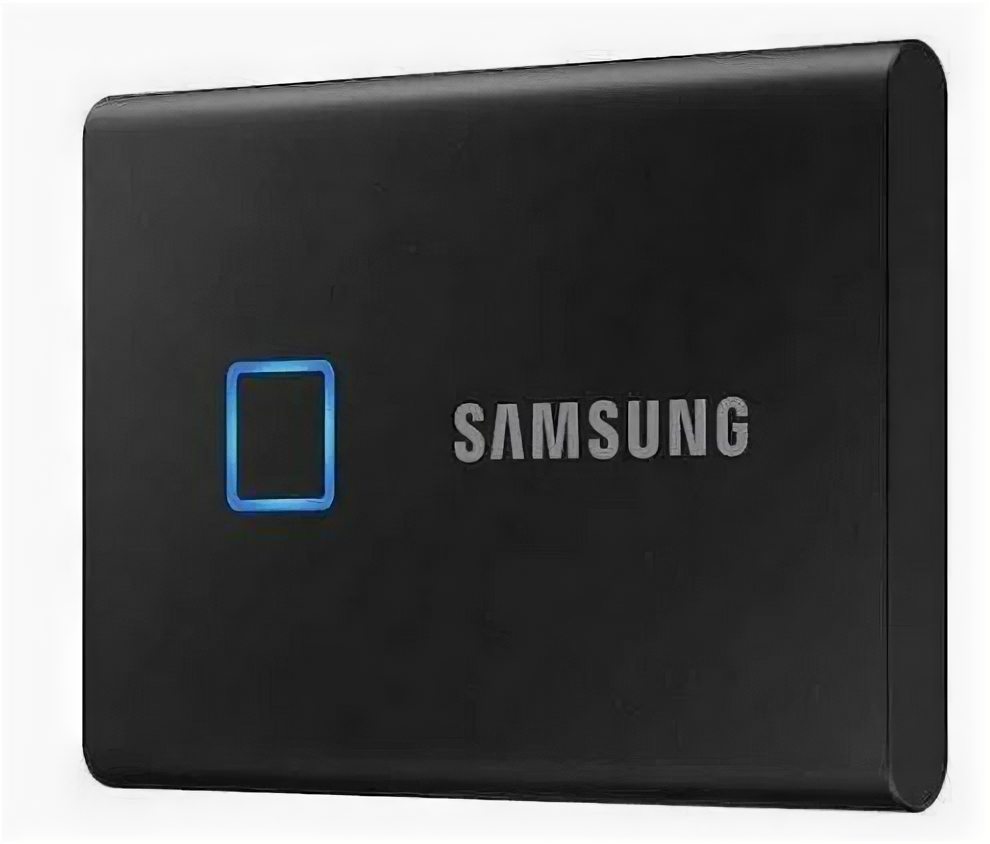 Внешний накопитель SSD Samsung 1.8" T7 Touch 1.0 Tb USB 3.2 Black Mu-pc1t0k/ww