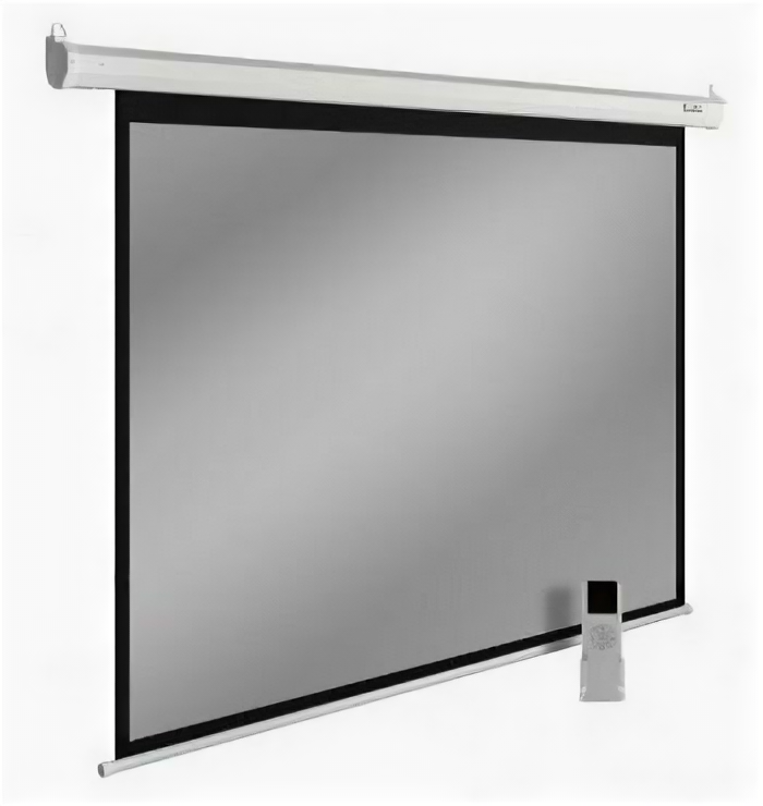 Экран Cactus 150x200см SIlverMotoExpert 4:3 настенно-потолочный рулонный темно-серый (моторизованный привод)
