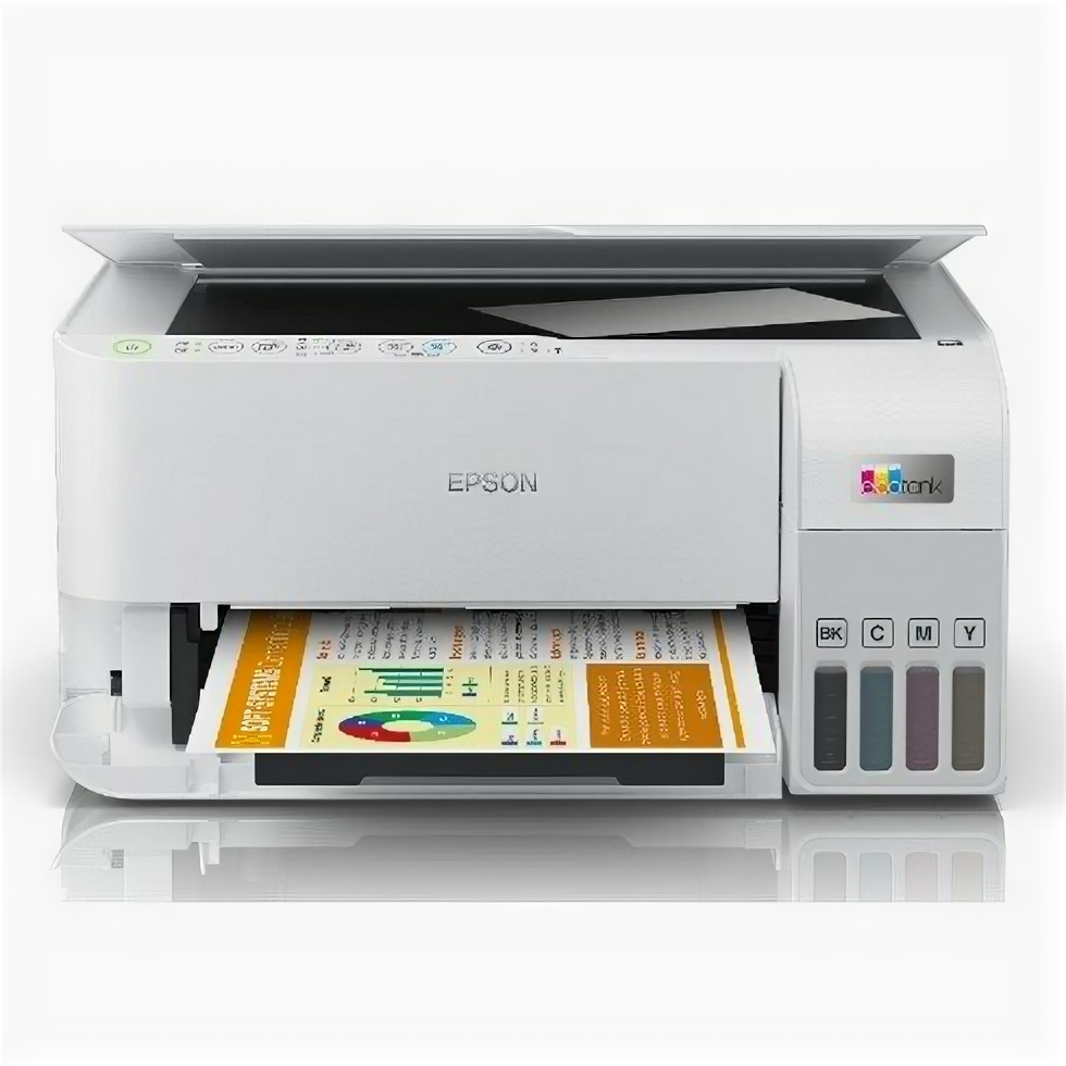 Epson МФУ струйный Epson L3556 цветная печать, A4, цвет белый c11ck59504