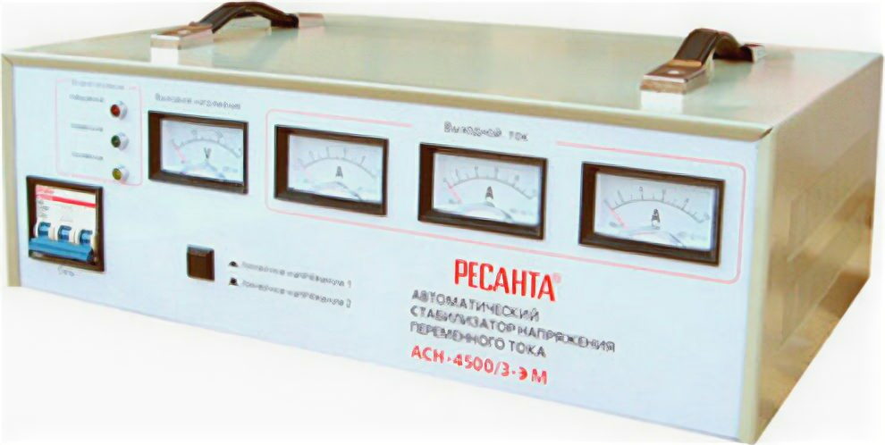 Стабилизатор напряжения РЕСАНТА ACH-4500/3-ЭМ .