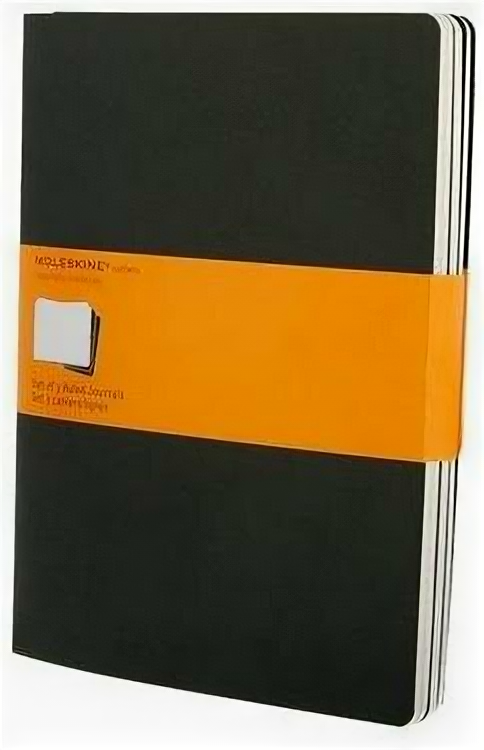 Moleskine QP321 Блокнот moleskine cahier journal qp321 xlarge 190х250мм обложка картон 120стр. линейка черный (3шт)