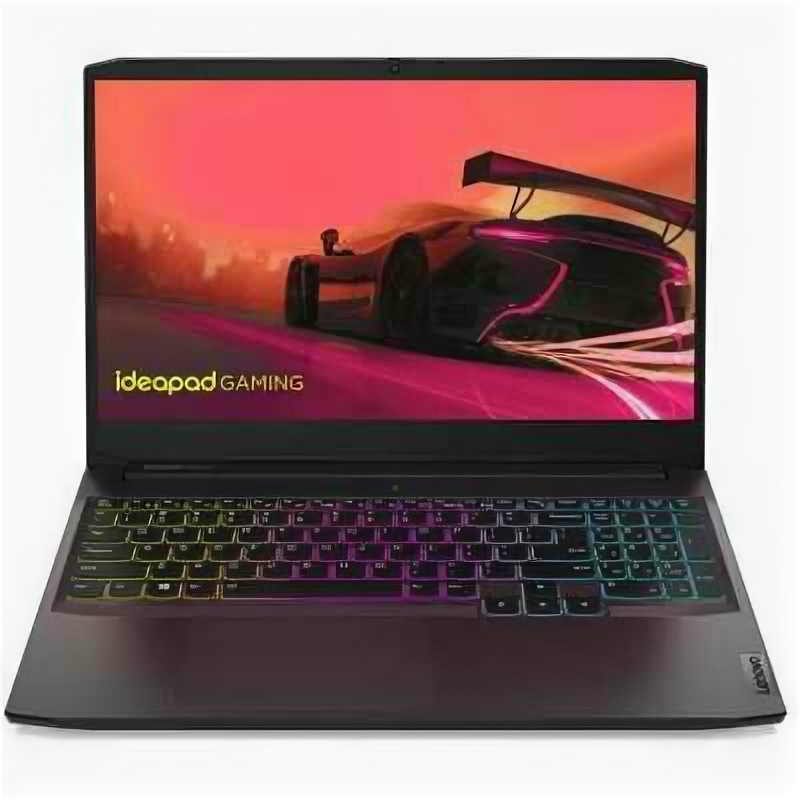 Ноутбук Lenovo IdeaPad Gaming 3 15IHU6 82K1015URK Intel Core i7 11370H, 3.3 GHz - 4.8 GHz, 16384 Mb, 15.6" Full HD 1920x1080, 512 Gb SSD, DVD нет, nVidia GeForce RTX 3050 4096 Mb, No OS, черный, 2.25 кг, 82K1015URK