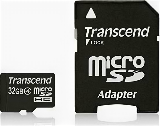 Память microSD 32Gb Transcend TS32GUSDHC4 .