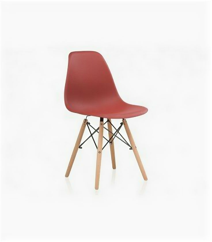 Стул Eames PC-015 bordeaux - фотография № 1