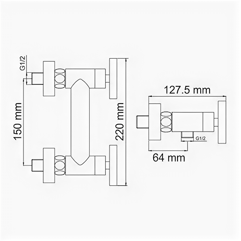 Смеситель для душа Wasserkraft Weser 7802 хром 9060949 - фотография № 2