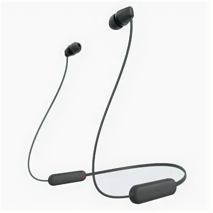 Sony Беспроводные наушники-гарнитура Sony Wireless Stereo Headset Black черные WI-C100