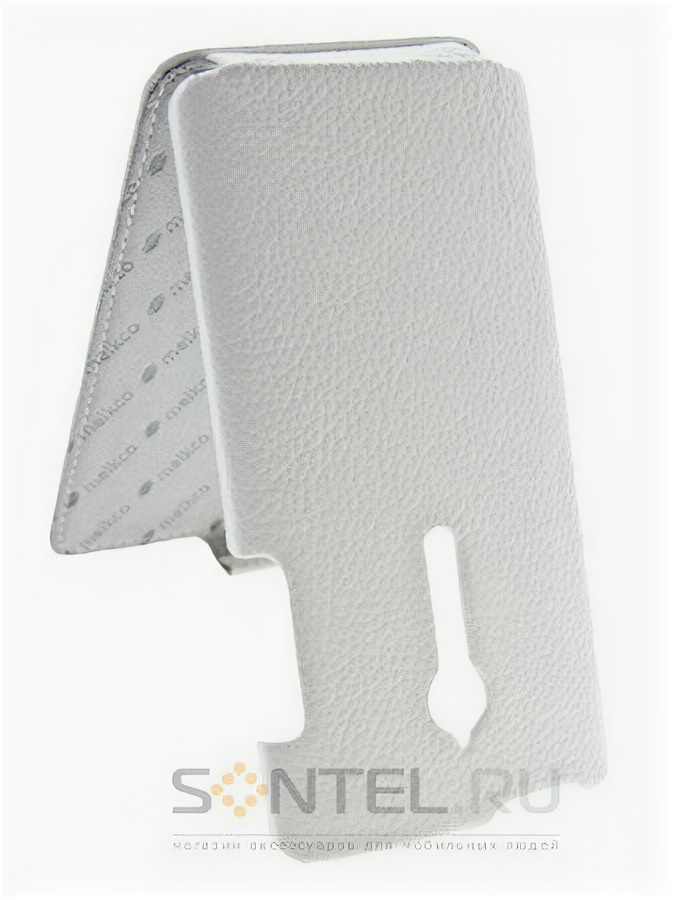 фото Кожаный чехол-книжка Melkco Premium Jacka Type для Sony Xperia Ion белый