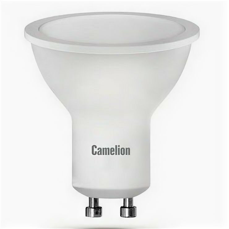 Лампа светодиодная GU10 5Вт 3000K Camelion теплый свет 10956