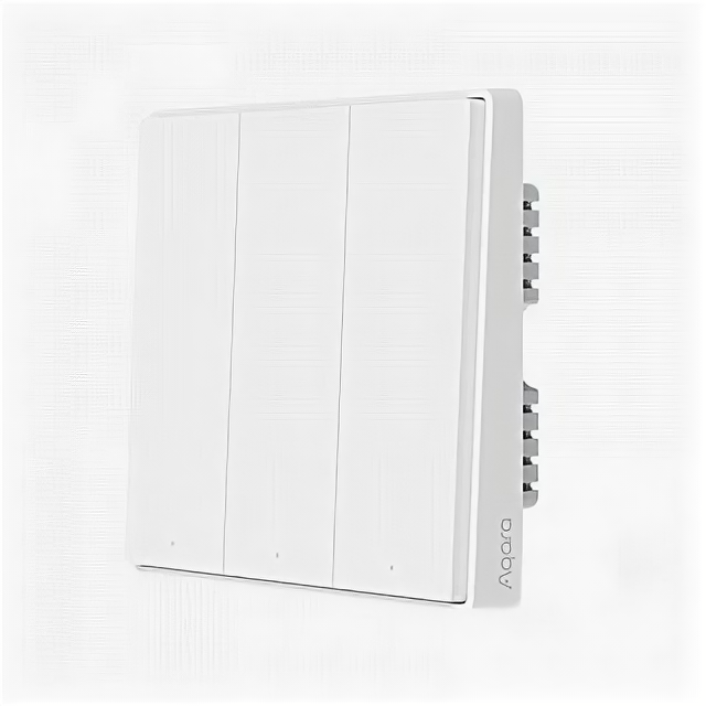 Умный выключатель Aqara Smart Wall Switch D1 Тройной без нулевой линии QBKG25LM (White)