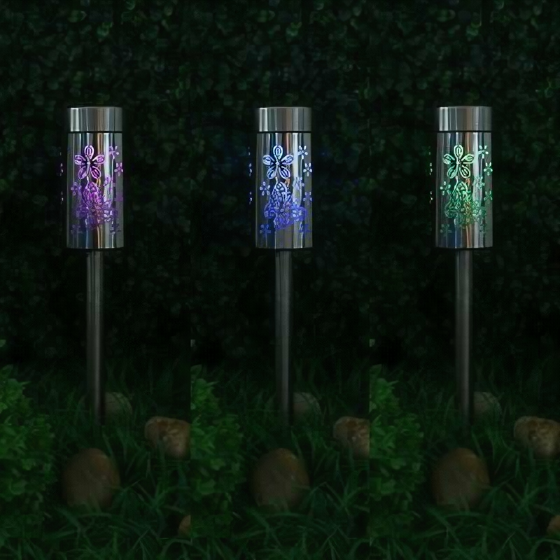 фото Фонарь садовый на солнечной батарее INBLOOM 6х41.5см, LED1хRGB, Ni-MH, AAA600mAH, 2.1v35мА, металл, пластик 475-297