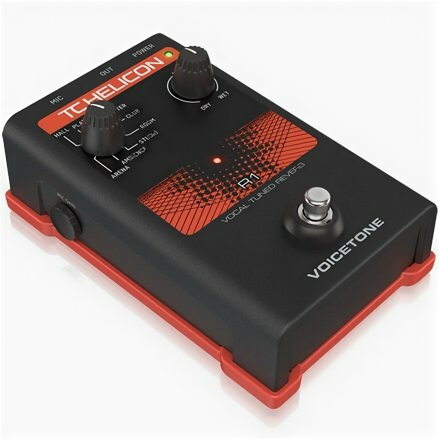 TC Helicon VoiceTone R1 напольная вокальная педаль эффекта реверберации