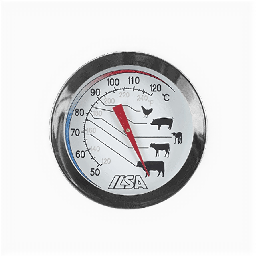 Термометр д/мяса (+50 +120 C), сталь, D-50,L-135мм, металлич.