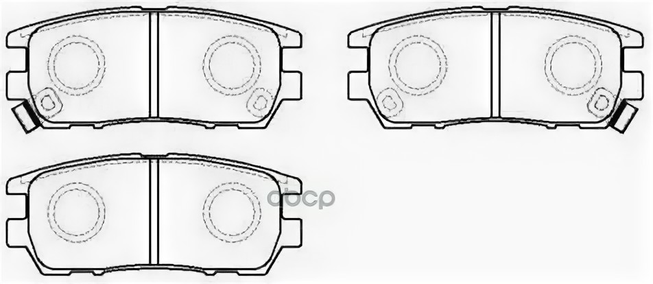 Колодки Тормозные Дисковые Mitsubishi: Pajero Montero 91.10- HSB арт. HP8307