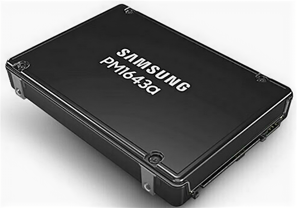 Накопитель SSD Samsung PM1643a Enterprise MZILT6T4HALA-00007/SAS/6.4 TB /Скорость чтения 2100МБайт/с Скорость записи 2000МБайт/с