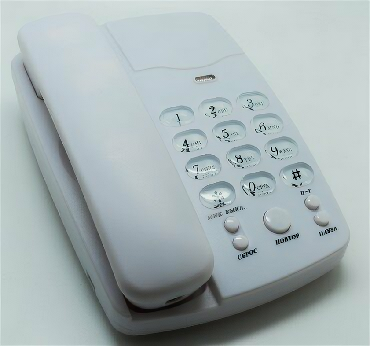 Телефон проводной вектор 816/04 WHITE
