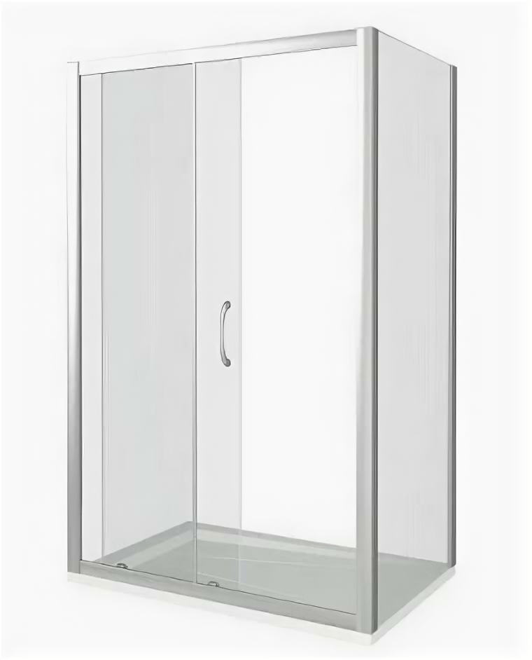 фото Душевое ограждение Good Door LATTE WTW 120+SP 90-C-WE прямоугольное 120х90см, раздвижная, стекло прозрачное 5мм