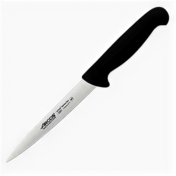 Нож для филе «2900» лезвие L=17 см черный ARCOS 293125