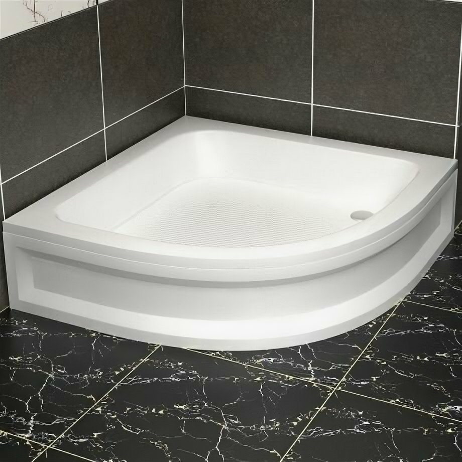 фото Поддон для душа RGW BP/CL-S-A-80 полукруг, открытый, h 27см