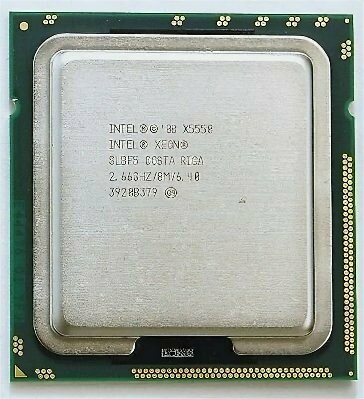  Intel Xeon X5550 Gainestown (2667MHz, LGA1366, L3 8192Kb), SLBF5, tray